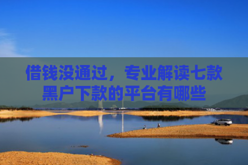 借钱没通过，专业解读七款黑户下款的平台有哪些