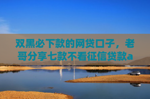双黑必下款的网贷口子，老哥分享七款不看征信贷款app最快审核下款