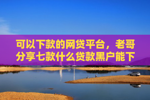 可以下款的网贷平台，老哥分享七款什么贷款黑户能下款啊