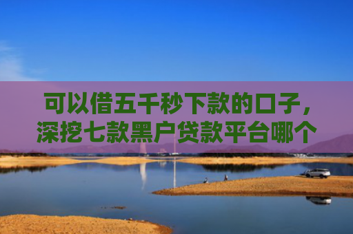 可以借五千秒下款的口子，深挖七款黑户贷款平台哪个好下款