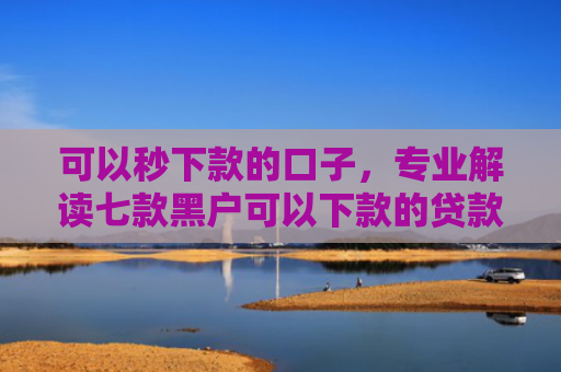 可以秒下款的口子，专业解读七款黑户可以下款的贷款