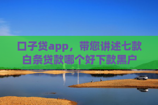 口子贷app，带您讲述七款白条贷款哪个好下款黑户