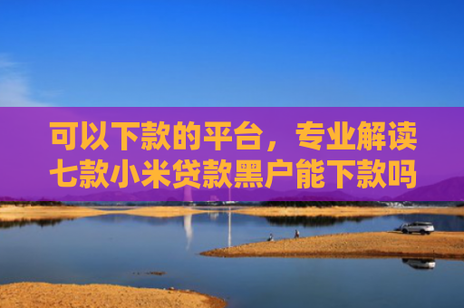 可以下款的平台，专业解读七款小米贷款黑户能下款吗