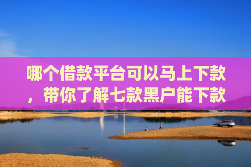 哪个借款平台可以马上下款，带你了解七款黑户能下款的小额贷款app