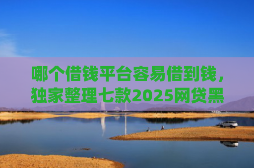 哪个借钱平台容易借到钱，独家整理七款2025网贷黑户秒下款的app