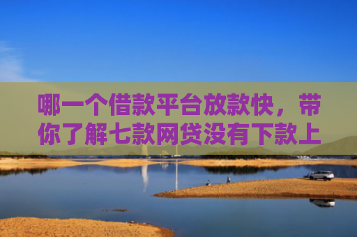 哪一个借款平台放款快，带你了解七款网贷没有下款上征信吗