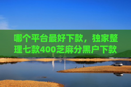 哪个平台最好下款，独家整理七款400芝麻分黑户下款app苹果手机