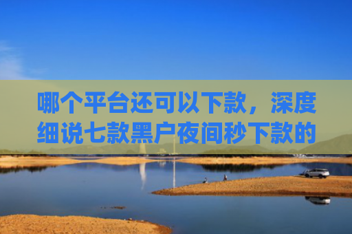 哪个平台还可以下款，深度细说七款黑户夜间秒下款的App2025