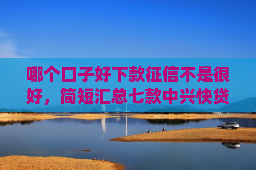 哪个口子好下款征信不是很好，简短汇总七款中兴快贷app黑户下款72000
