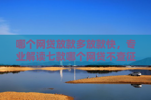 哪个网贷放款多放款快，专业解读七款哪个网贷不查征信好下款