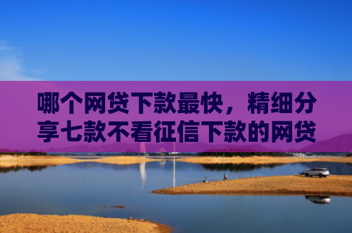 哪个网贷下款最快，精细分享七款不看征信下款的网贷