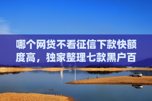 哪个网贷不看征信下款快额度高，独家整理七款黑户百分百买会员下款的app