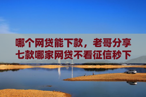 哪个网贷能下款，老哥分享七款哪家网贷不看征信秒下款