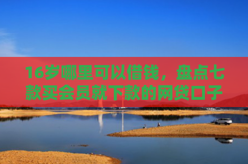 16岁哪里可以借钱，盘点七款买会员就下款的网贷口子