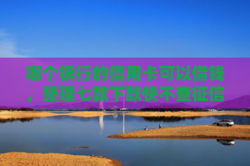 哪个银行的信用卡可以借钱，整理七款下款快不查征信网贷
