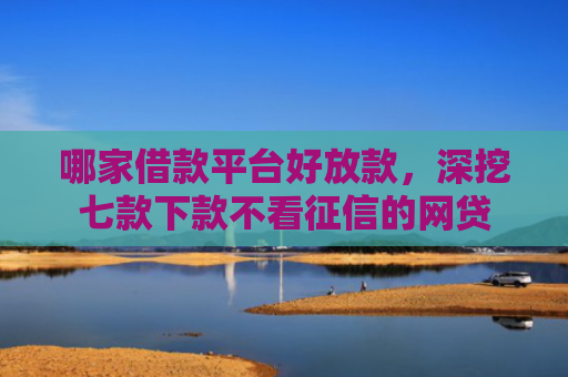 哪家借款平台好放款，深挖七款下款不看征信的网贷