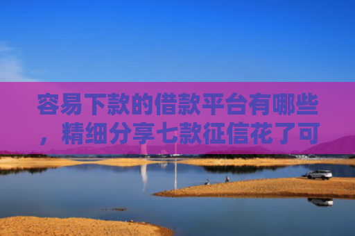 容易下款的借款平台有哪些，精细分享七款征信花了可以下款平台