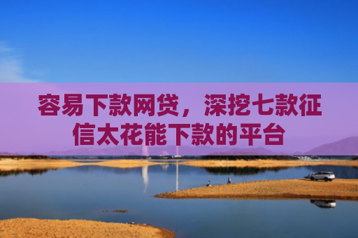 容易下款网贷，深挖七款征信太花能下款的平台