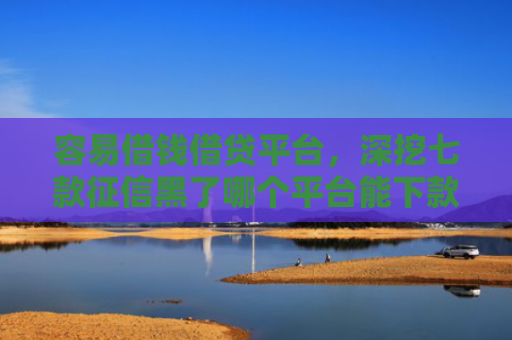 容易借钱借贷平台，深挖七款征信黑了哪个平台能下款