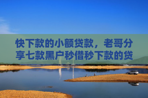 快下款的小额贷款，老哥分享七款黑户秒借秒下款的贷款