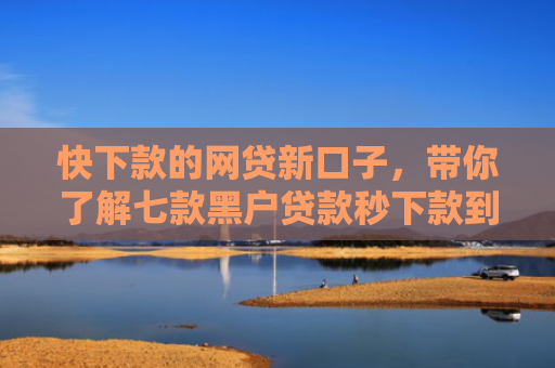 快下款的网贷新口子，带你了解七款黑户贷款秒下款到账的