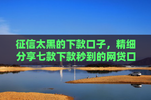 征信太黑的下款口子，精细分享七款下款秒到的网贷口子