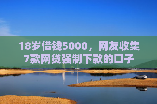 18岁借钱5000，网友收集7款网贷强制下款的口子