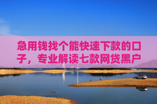 急用钱找个能快速下款的口子，专业解读七款网贷黑户说做包装包下款