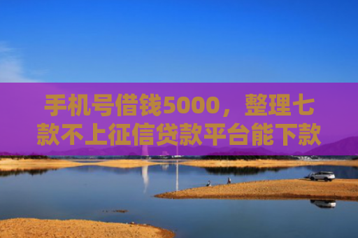 手机号借钱5000，整理七款不上征信贷款平台能下款吗