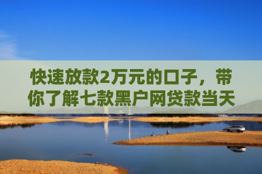 快速放款2万元的口子，带你了解七款黑户网贷款当天下款