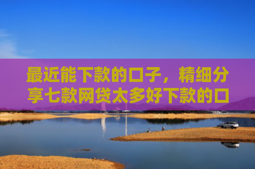 最近能下款的口子，精细分享七款网贷太多好下款的口子