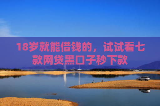 18岁就能借钱的，试试看七款网贷黑口子秒下款