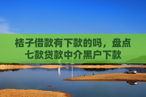 桔子借款有下款的吗，盘点七款贷款中介黑户下款