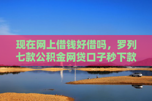 现在网上借钱好借吗，罗列七款公积金网贷口子秒下款