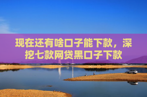 现在还有啥口子能下款，深挖七款网贷黑口子下款