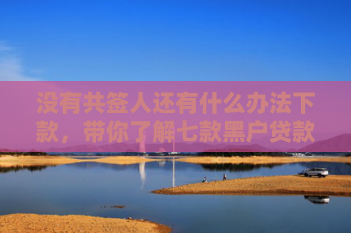 没有共签人还有什么办法下款，带你了解七款黑户贷款微信下款可靠吗知乎