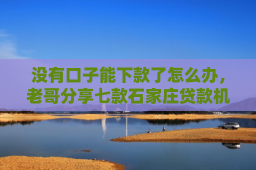 没有口子能下款了怎么办，老哥分享七款石家庄贷款机构黑户也能带下款