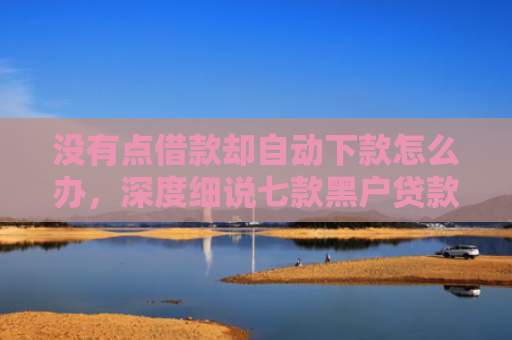 没有点借款却自动下款怎么办，深度细说七款黑户贷款额度高下款快