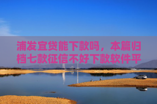 浦发宜贷能下款吗，本篇归档七款征信不好下款软件平台