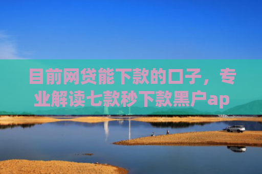 目前网贷能下款的口子，专业解读七款秒下款黑户app6