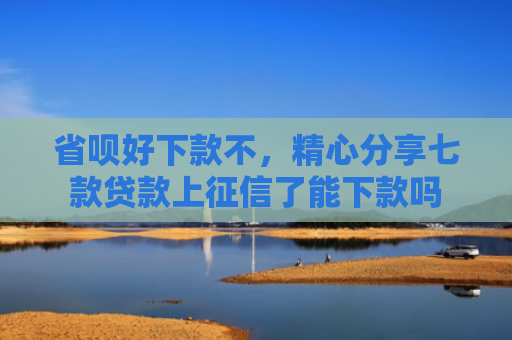 省呗好下款不，精心分享七款贷款上征信了能下款吗