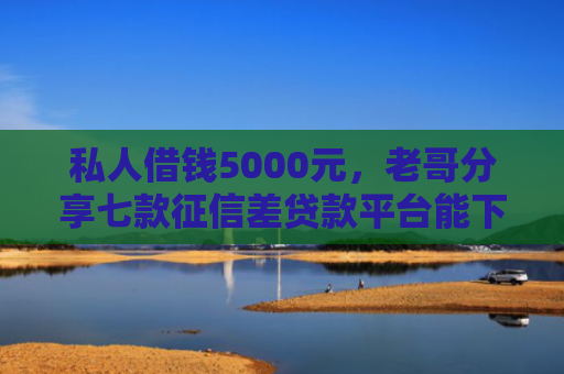 私人借钱5000元，老哥分享七款征信差贷款平台能下款吗安全吗