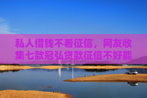 私人借钱不看征信，网友收集七款冠弘贷款征信不好能下款吗