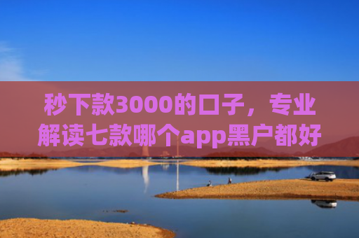 秒下款3000的口子，专业解读七款哪个app黑户都好下款