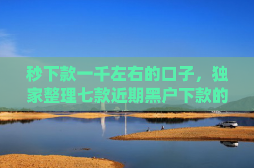 秒下款一千左右的口子，独家整理七款近期黑户下款的app