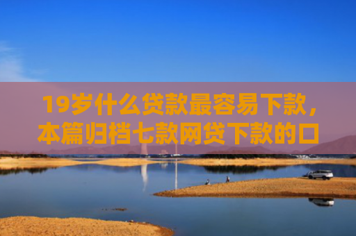 19岁什么贷款最容易下款，本篇归档七款网贷下款的口子