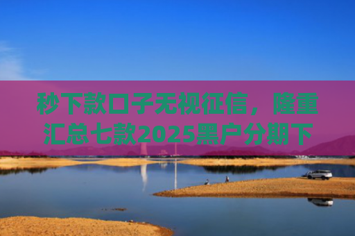 秒下款口子无视征信，隆重汇总七款2025黑户分期下款的app