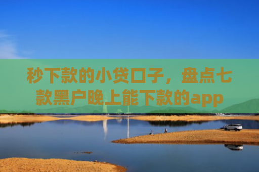 秒下款的小贷口子，盘点七款黑户晚上能下款的app