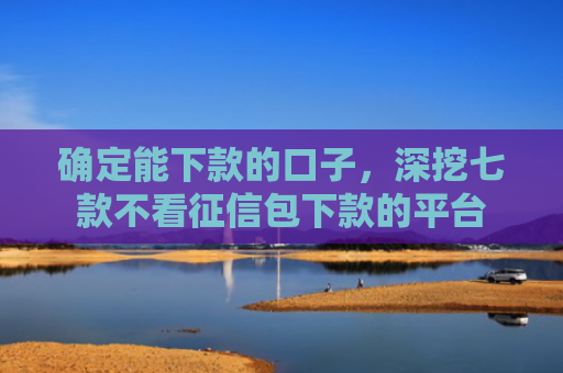 确定能下款的口子，深挖七款不看征信包下款的平台