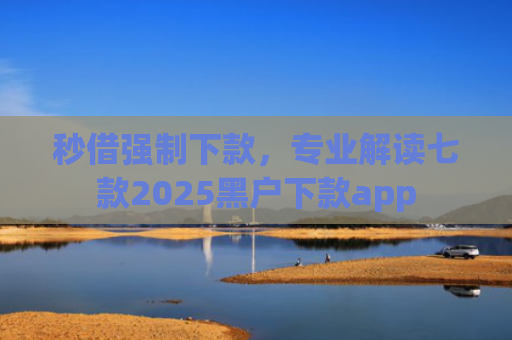 秒借强制下款，专业解读七款2025黑户下款app